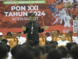 Jelang PON, Penjabat Gubernur Aceh Semangati Atlet Pelatda