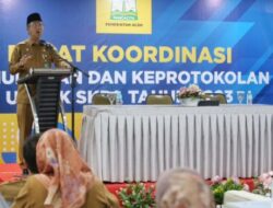 Gelar Rakor Kehumasan dan Protokol, Iskandar: Upaya Mendukung Program Pemerintah