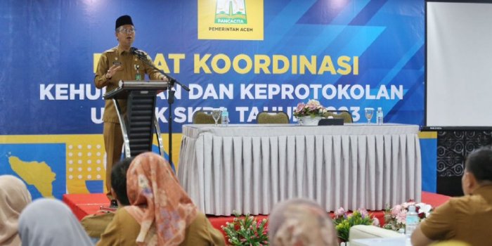 Gelar Rakor Kehumasan dan Protokol, Iskandar: Upaya Mendukung Program Pemerintah 1 rapat koordinasi kehumasan
